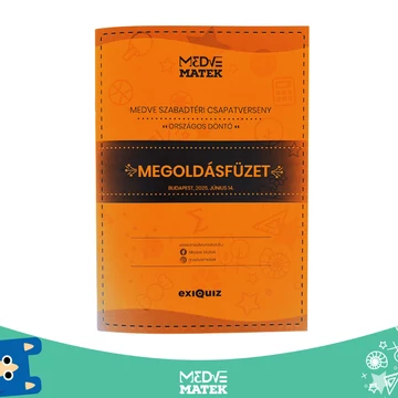 Medve Matek országos döntő 2025 - megoldásfüzet