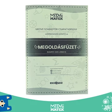 Medve Matek országos döntő 2025 - megoldásfüzet