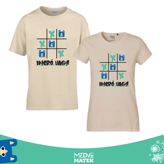 Medve Matek póló - Nyerő vagy!